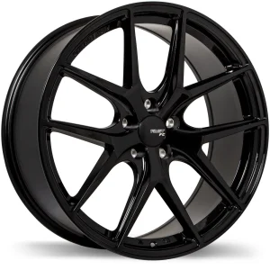 Fast Wheels – FC04 – Black – 17″x8″ 35mm – All weather Wheels – FC04A-1780-80BE+35C726